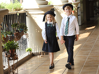 貴族學校幼兒園園服連衣裙秋季套裝