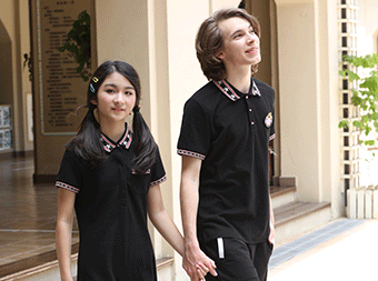 高中夏季短袖運(yùn)動(dòng)校服班服廠家套裝