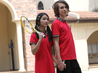夏季POLO衫運(yùn)動(dòng)中學(xué)校服廠家套裝