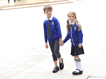 英倫風毛衣幼兒園校服秋季羊毛衫長袖