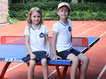 幼兒園校服定做英倫夏季短袖短褲套裝