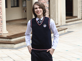 中小學(xué)生校服定制秋季毛衣禮服套裝