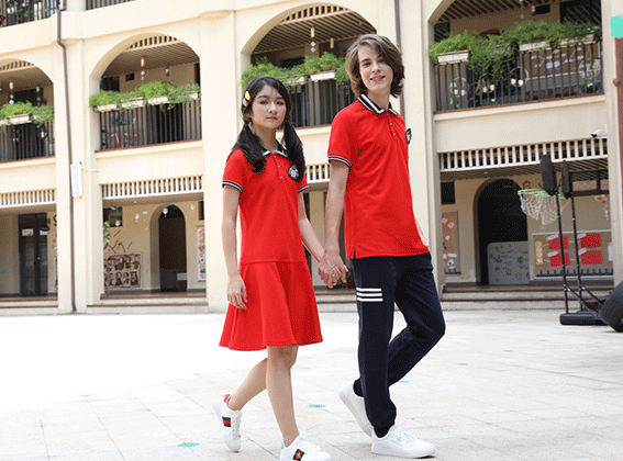 中學(xué)校服夏裝短袖衫