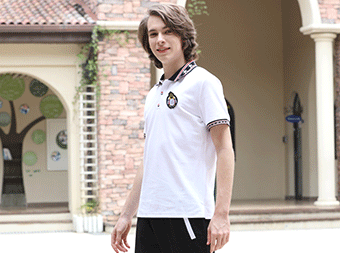 中學(xué)校服夏裝短袖休閑運(yùn)動風(fēng)