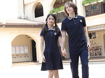 中學(xué)生班服定制短袖