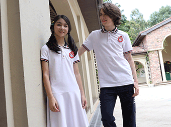 中學(xué)運動服校服定制夏季短袖