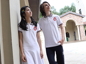 中學(xué)運動服校服定制夏季短袖