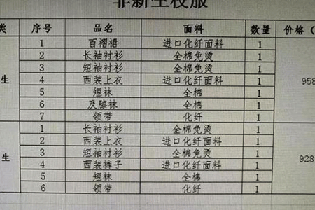 校服定制 校服定制